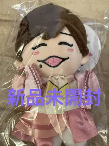 미개봉 새상품 나니와단시 한정판 굿즈 치비누이 봉제 인형 키체인 나가오