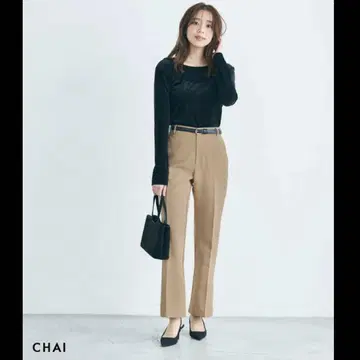 미사용 새상품 basement online 스트레이트 슬랙스 차이 S