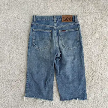 Lee 하프 팬츠 데님 팬츠 컷오프 청바지 코튼 아메카지
