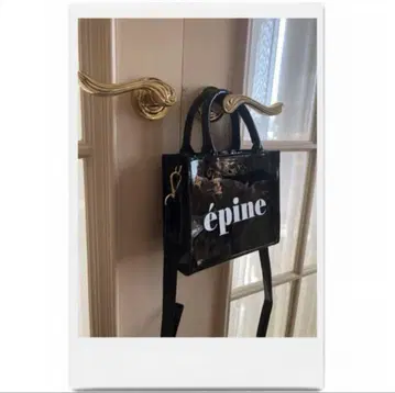 epine logo enamel 2way bag 에나멜 백