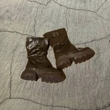 통굽 부츠