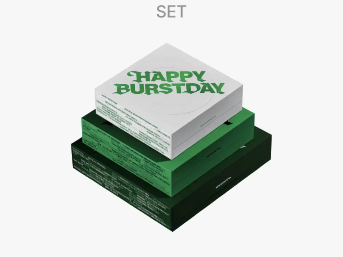 세븐틴 HAPPY BURSTDAY 미개봉 앨범