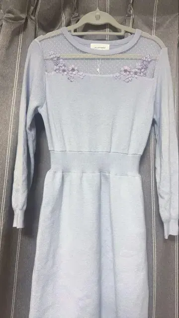 JILLSTUART 플라워 자수 롱 원피스