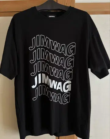 JIMWAG 티셔츠 블랙 NICO 헤이세이 플라밍고 프리 사이즈