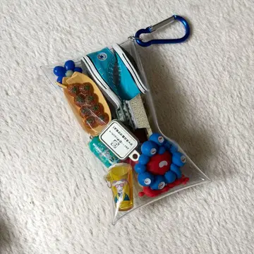 가챠 파우치 얏쿠미야쿠 오사카 엑스포 파란색
