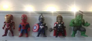 MARVEL 어벤져스 피규어 마그넷 5종 세트