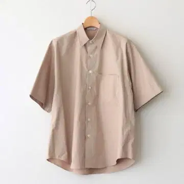 오라리 WASHED FINX TWILL BIG HALF SLEEVED