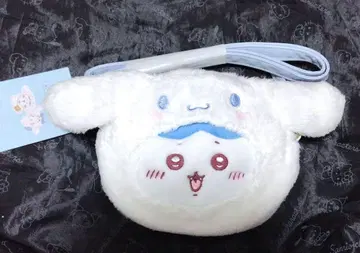 치이카와 (먼작귀) 산리오 하치와레 시나몬 롤 미니백 파우치 인형옷