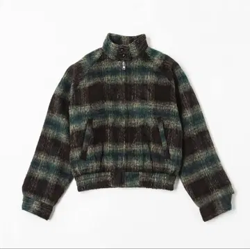 HARAPECO Checked Outer Jacket 그린 L 하라페코