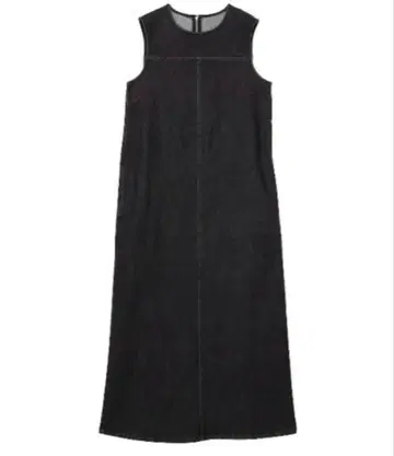 Ameri VEST SET DENIM DRESS 데님 롱 원피스