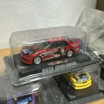 아오시마 1/64 VERTEX JZX100 체이서 레드 케이온!