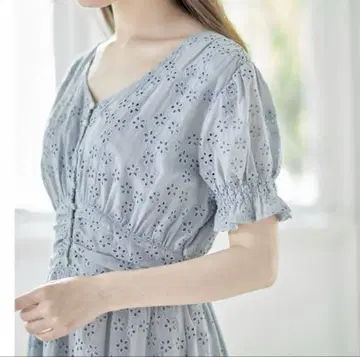 tocco closet 택 포함 새상품 롱 원피스 짙은 블루 반팔