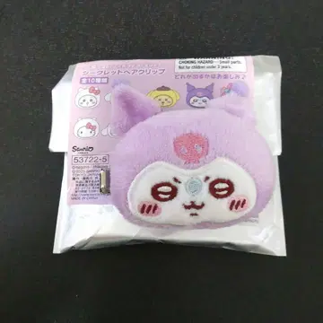 치이카와 산리오 시크릿 헤어 클립 모몽가 쿠로미
