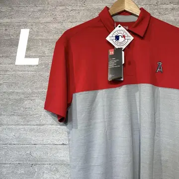 미사용 새상품 언더아머 MLB 엔젤스 피케 셔츠