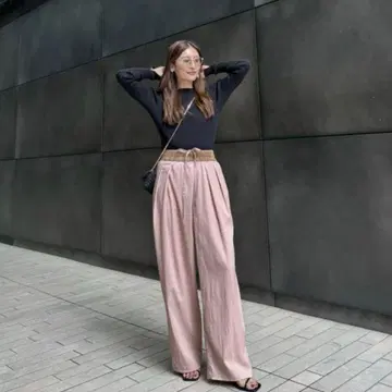 언넘버 릴랙스 셔벗 팬츠