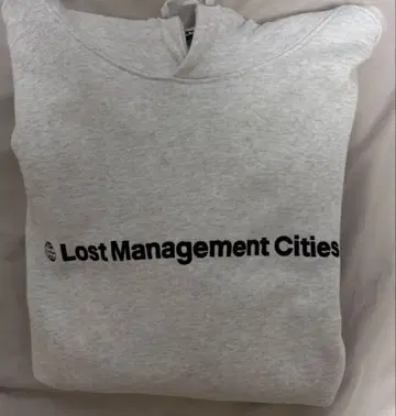 Lost Management Cities 그레이 후드티 XL