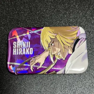 BLEACH 홀로 가공 스퀘어 캔뱃지 히라코 마코