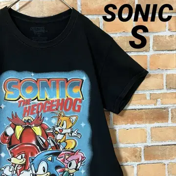 SONIC THE HEDGEHOG 애니메이션 게임 반팔 티셔츠 캐릭터