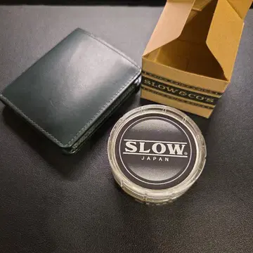SLOW 브라이들 미니 지갑 그린