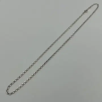 실버 925 4면 컷 팥 체인 45cm 2.5mm~3mm
