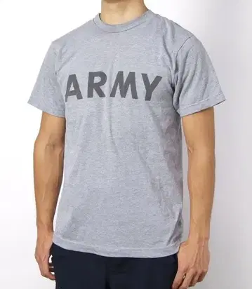U.S.ARMY 그레이 IPFU 트레이닝 티셔츠 (새상품) M 사이즈