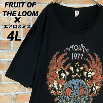 AERO SMITH FRUIT OF THE LOOM 락 밴 티셔츠
