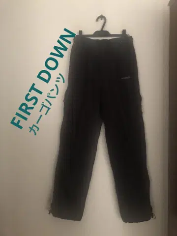 블랙 카고 팬츠