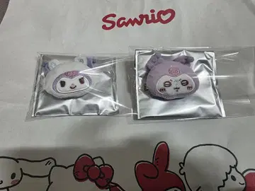 치이카와 산리오 콜라보 모몽가 헤어 클립 2개 세트