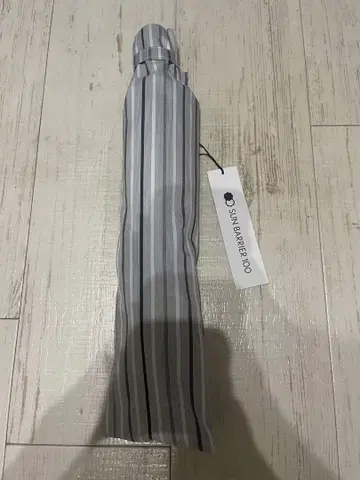 SUN BARRIER 100 접이식 우산 스트라이프