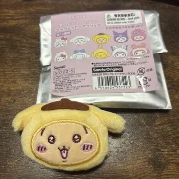 산리오 치이카와 (먼작귀) 토끼 폼폼푸딩 시크릿 헤어 클립