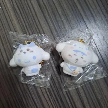 치이카와 (먼작귀) 산리오 시크릿 플로키 마스코트 참 하치와레 시나몬