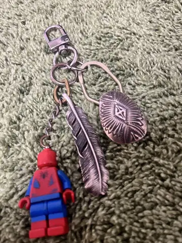 아메카지 인디언 레고 키링