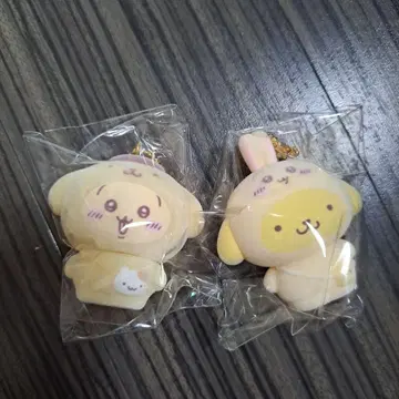 치이카와 산리오 시크릿 플로키 마스코트 참 토끼 푸딩