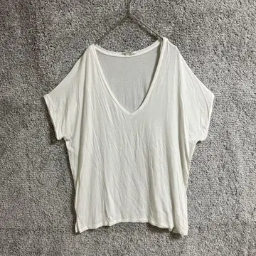 자라 라파 V넥 컷 티셔츠 반팔 레이어드 심플 베이직 비침