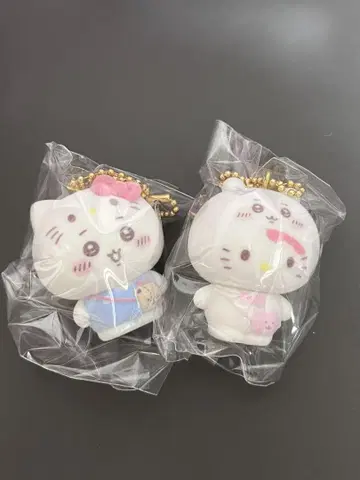 치이카와 산리오 시크릿 플로키 마스코트 참 키티 치이카와
