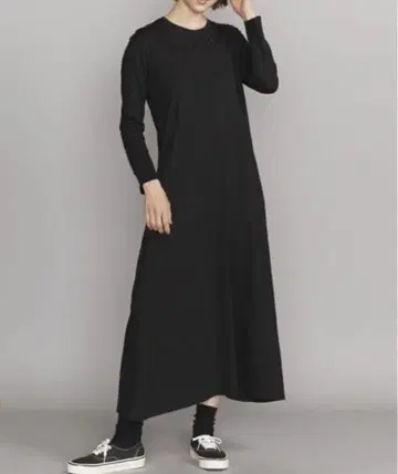 takes. 블랙 롱 원피스 긴팔 블랙