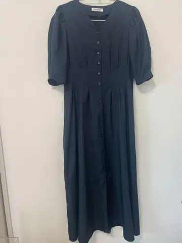 내추럴 뷰티 베이직 네이비 원피스 M