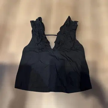 LEPSIM 프릴 뷔스티에 블랙 미사용 새상품(가격 인하 불가)