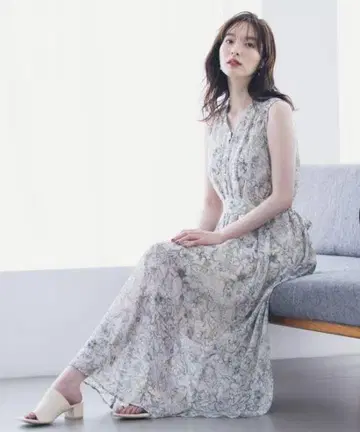 안데뮤 Andemiu 하나가라 시어 원피스 FREE