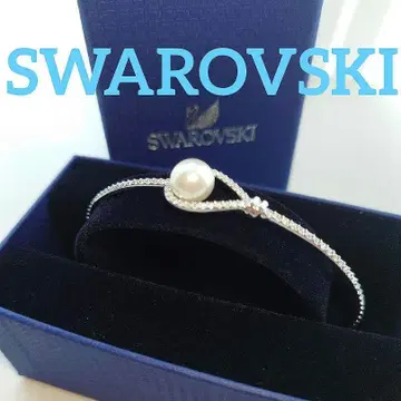 SWAROVSKI Enlace 펄 노트 브레이슬릿 뱅글 M 사이즈