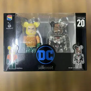 BE@RBRICK DC 아쿠아맨 & 사이보그 2개 세트