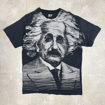 아인슈타인 Einstein 90년대 빈티지 대형 올 패턴 90s