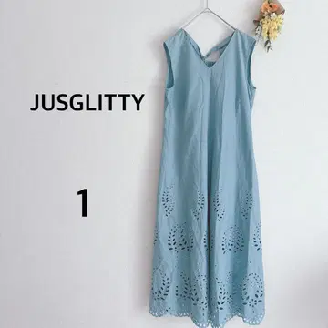 저스길리티 JUSGLITTY 슬리브리스 원피스 1 리본