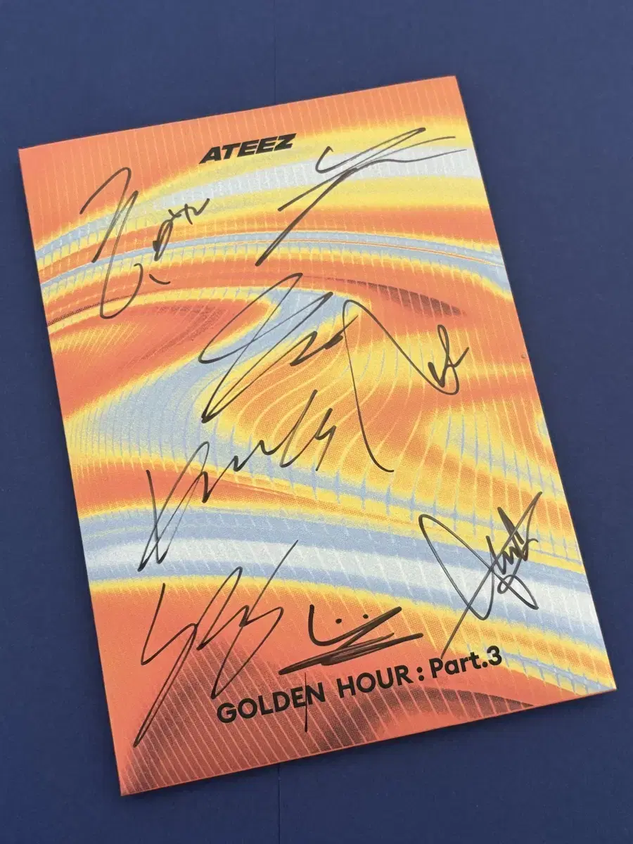 Ateez Autographed Poca Album