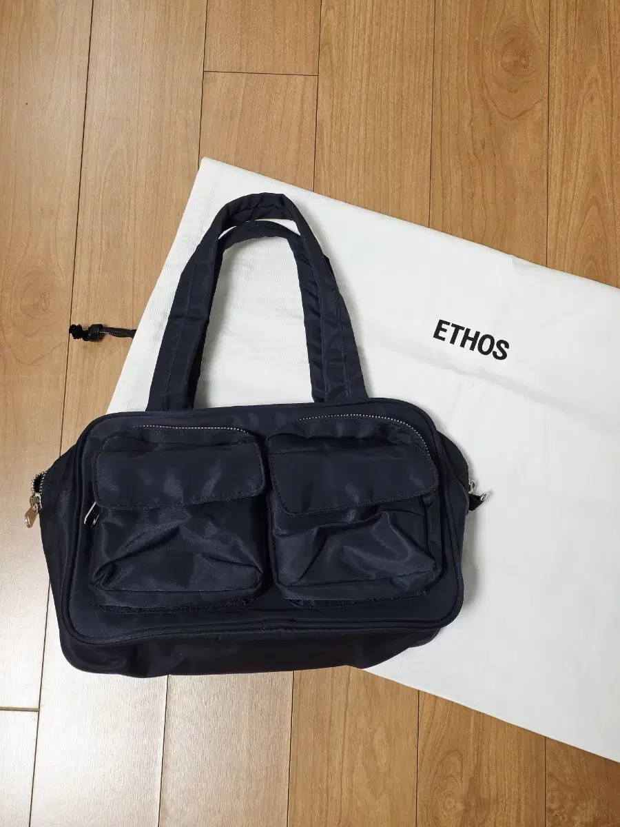 ETHOS NYLON TOTE BAG Navy