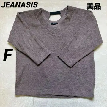 JEANASIS 지나시스 긴팔 V넥 니트 탑