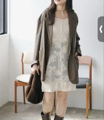 완판템 Kastane 플라워 레이스 미니 원피스 아이보리 꽃무늬 레이스