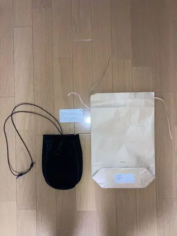 Hender Scheme 센즈백 스웨이드 블랙 복조리 핸더 스킴