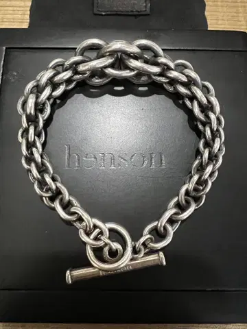 henson 실버 체인 팔찌