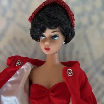 복각판 바비 리프로 바비 컬렉션 빨간 코트